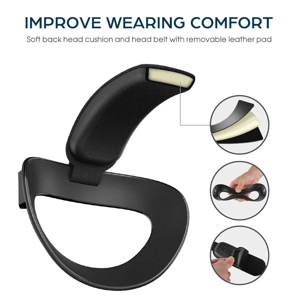 KKCOBVR P4 10000mAh Hot-Swappable Battery Head Strap Compatible with Pico4
