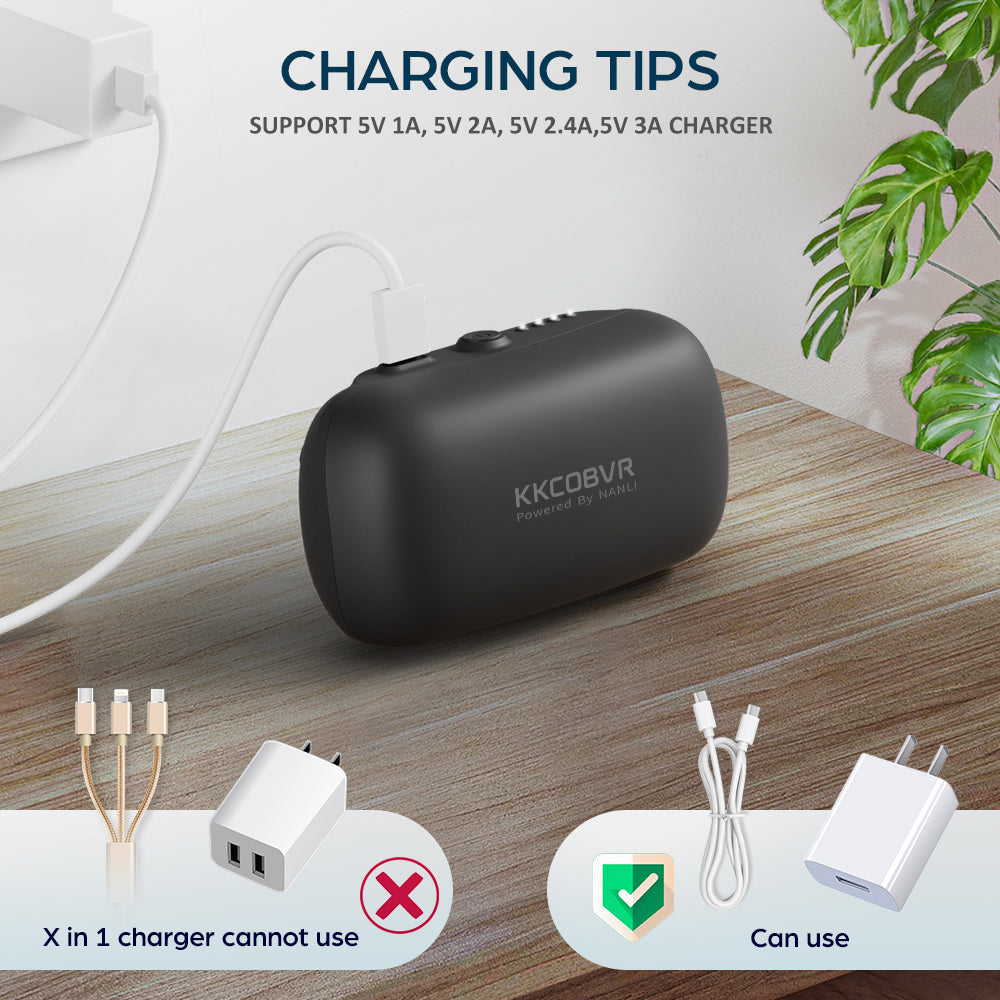 KKCOBVR Q3PRO 10000mah Hot-Swappable Battery Head Strap Compatible with Oculus Quest3/Quest 3S, extend the use time by 2-3 hours