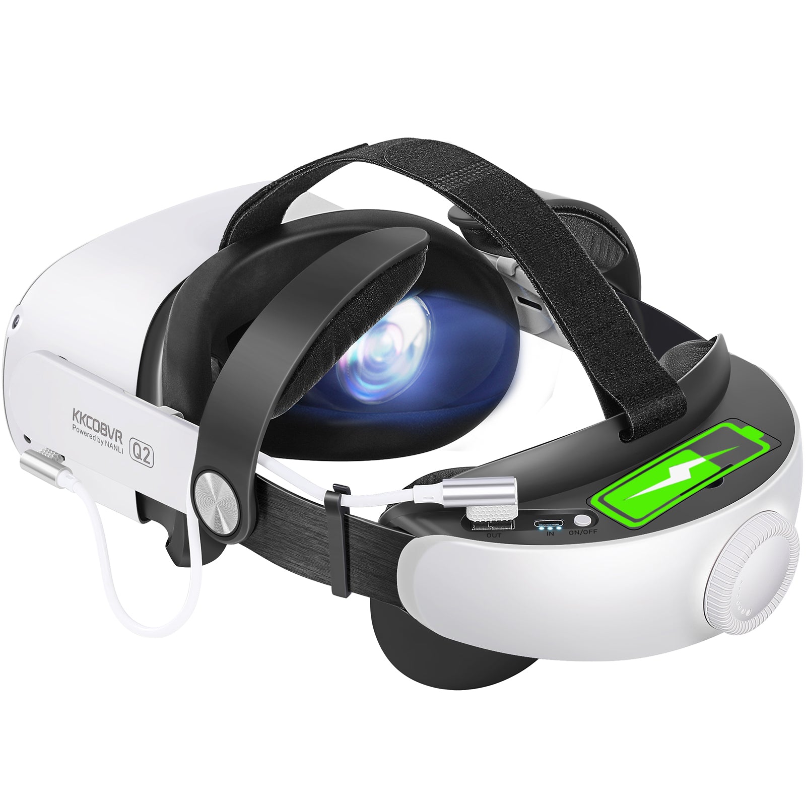 Head Strap Quest Elite Strap With Battery Pack Battery Pack Oculus