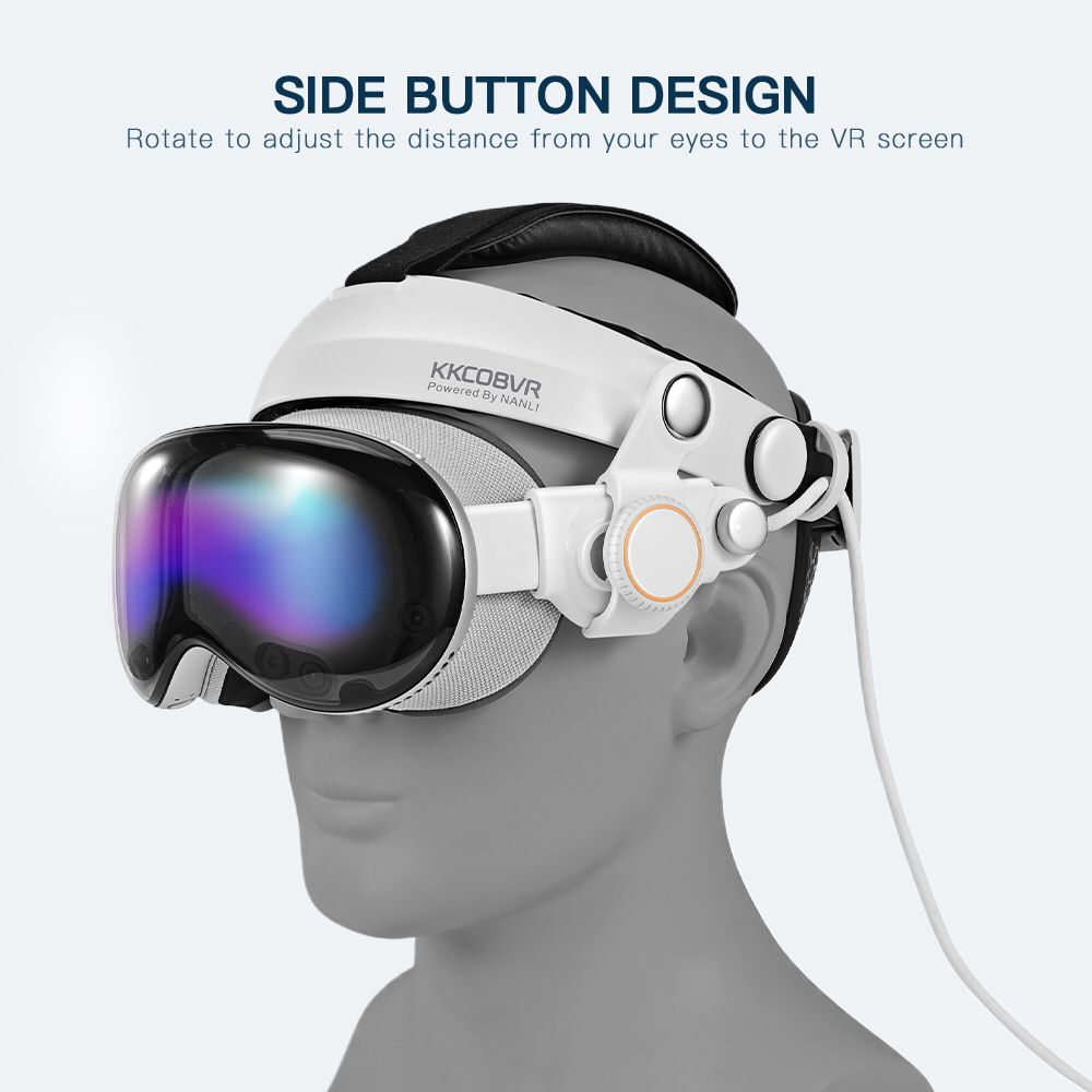 Das KKCOBVR VP1 Halo-Kopfband ist mit Apple Vision Pro kompatibel und bietet verbesserten Komfort