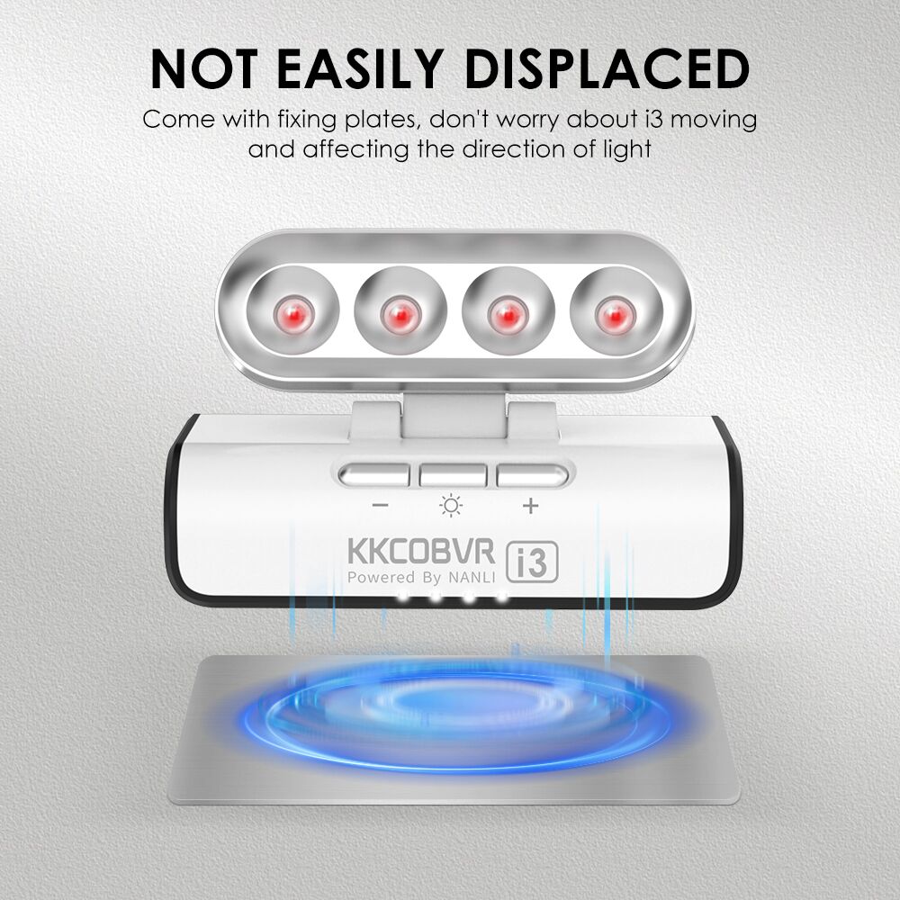 kkcobvr i3 ir Illuminator Infrared Light Compatible for Vision Pro Meta QuestVR PSVR,enhanced hand tracking,Sensor Tracking in Dark, Anti No-Light Disturbance Increase Vision