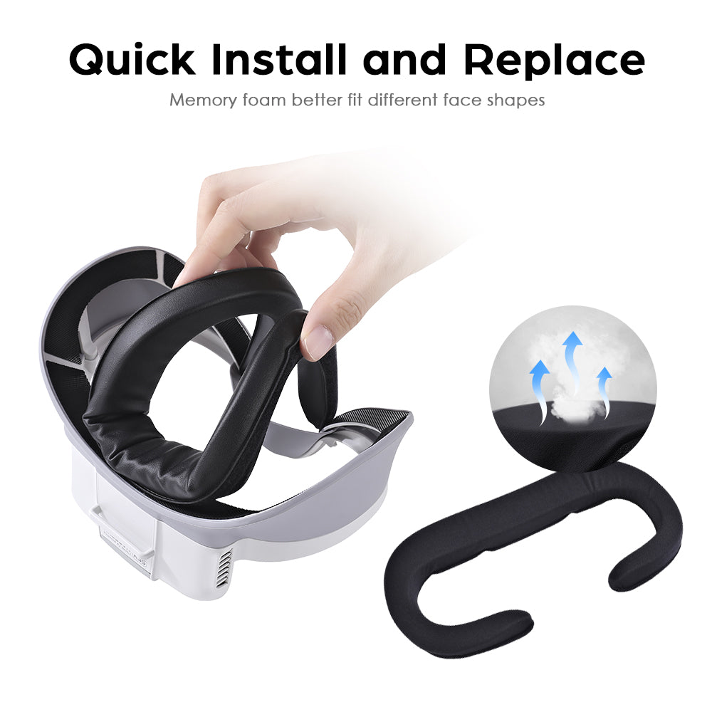 KKCOBVR K3S Facial Interface Fan Relieve Lens Fogging Only Compatible with Meta Quest3s,NOT Compatible with Meta Quest3