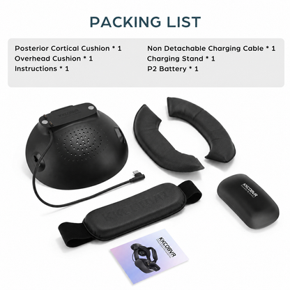 KKCOBVR O2 10000mAh Battery Head Strap Compatible with Quest Pro