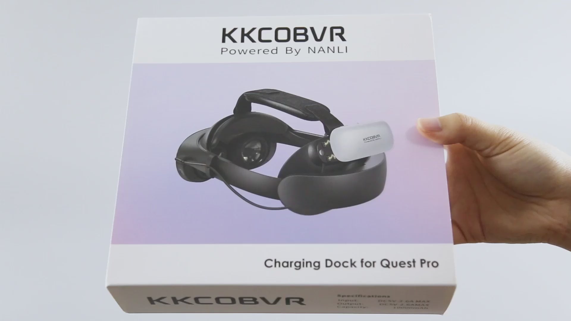KKCOBVR O2 10000mAh Battery Head Strap Compatible with Quest
